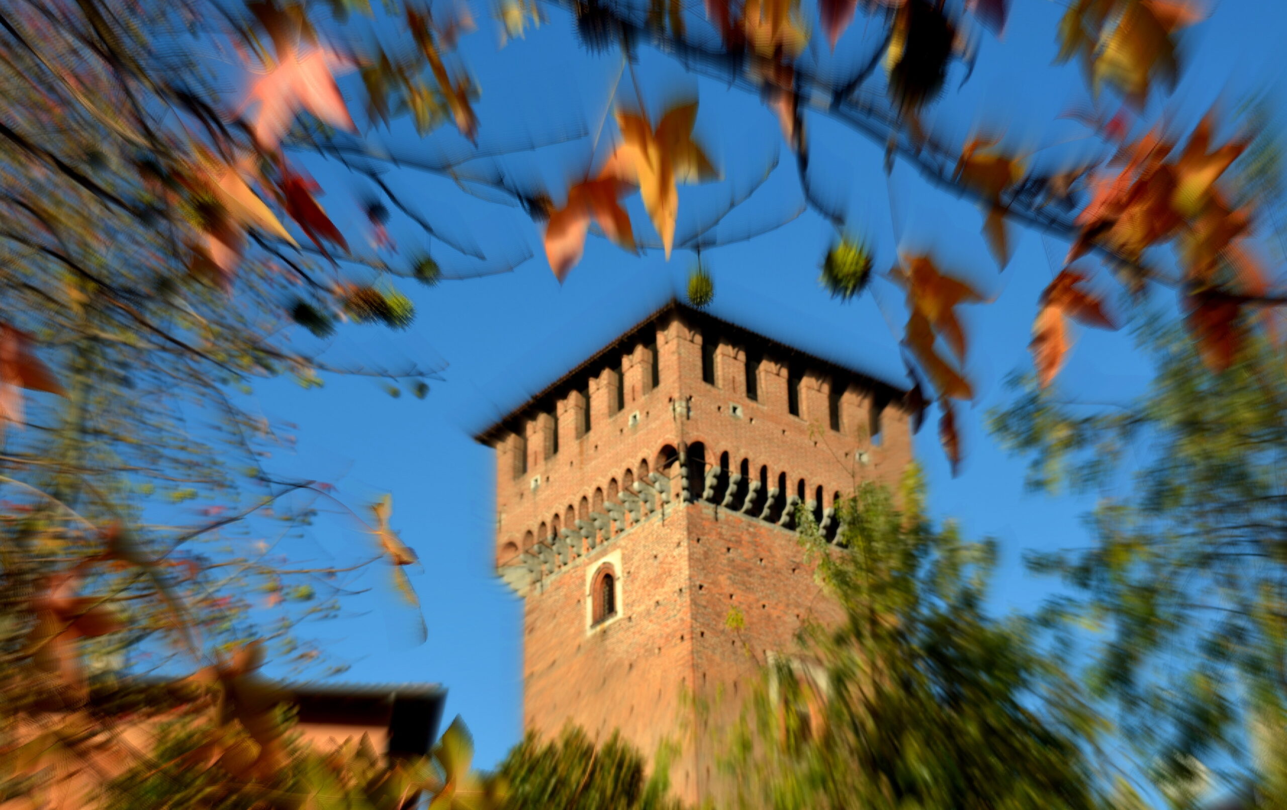 torre castello autunno